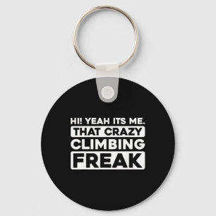 Rock Climbing Mountaineer Bouldering Climb Mountai Keychain