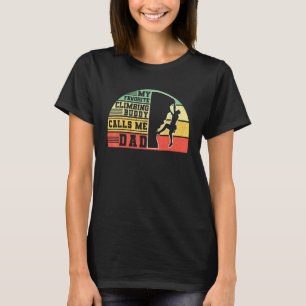 Rock Climbing Mountaineer Bouldering My Favourite  T-Shirt