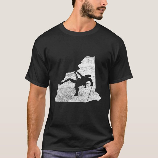 Rock Climbing - New Hampshire Rock Climbing Shirt (Front)