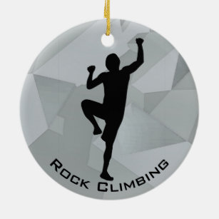 Rock Climbing Ornament