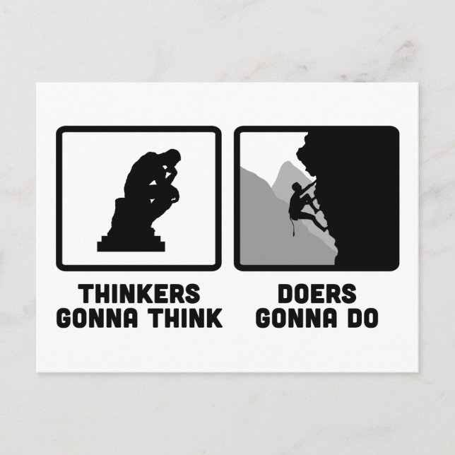 Rock Climbing Postcard (Front)