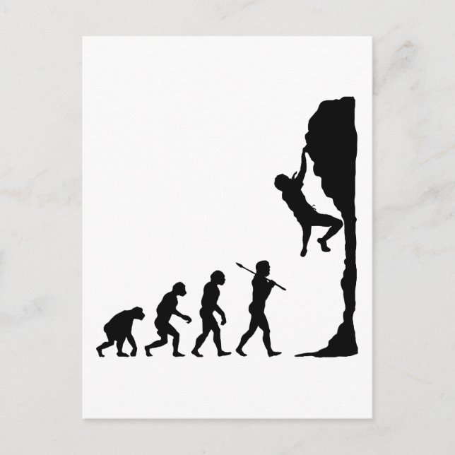 Rock Climbing Postcard (Front)