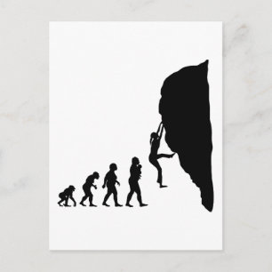 Rock Climbing Postcard