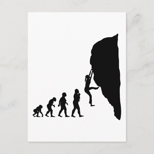 Rock Climbing Postcard (Front)