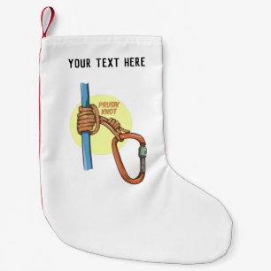 Rock Climbing Prusik Hitch Small Christmas Stocking