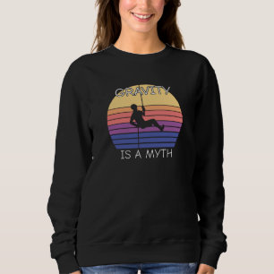 Rock Climbing Retro Vintage Sweatshirt