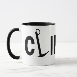 rock climbing rockclimber mug