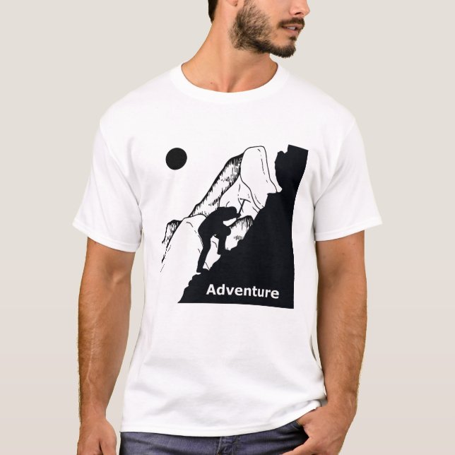 rock climbing rockclimbing T-Shirt (Front)