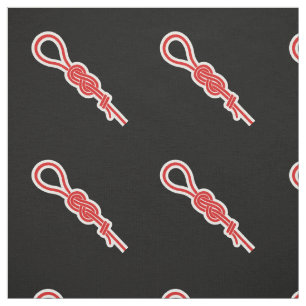 Rock climbing rope and knot fabric