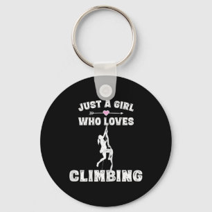 Rock Climbing Shirt Funny Climber Saying Gifts For Keychain