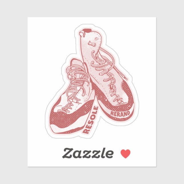 Rock climbing shoes resole (Sheet)