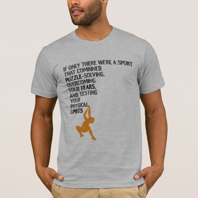 Rock Climbing T-Shirt (Front)
