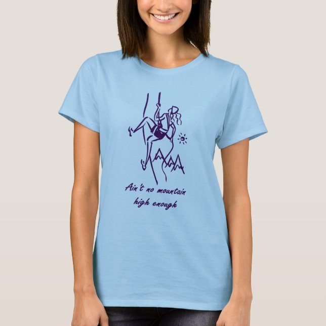 Rock Climbing t-shirt (Front)