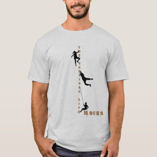 Rock Climbing - The Vertical Life Rocks! T-Shirt