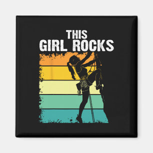 Rock Climbing, This Girl Rocks, Bouldering, Mounta Magnet