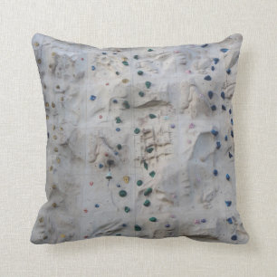 Rock Climbing Throw Pillow