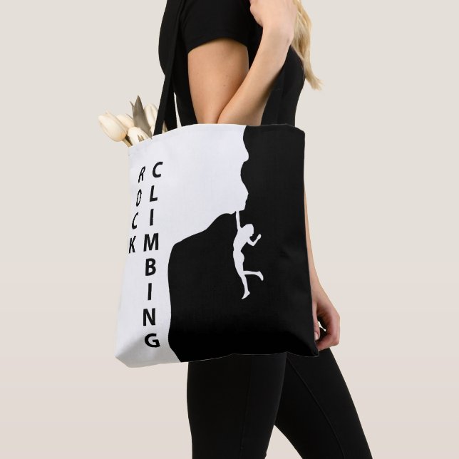 Rock climbing tote bag (Close Up)