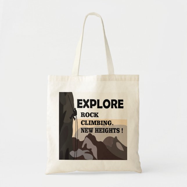 Rock Climbing  Tote Bag (Front)