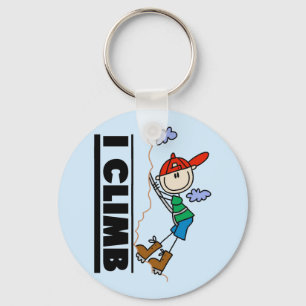 Rock Climbing Tshirts and Gifts Keychain