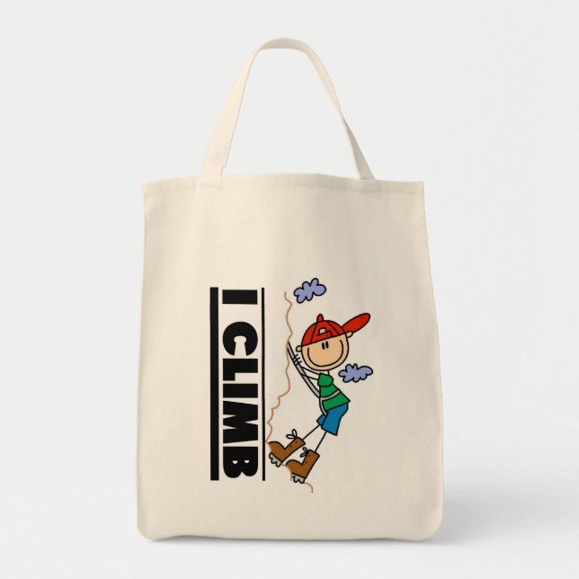 Rock Climbing Tshirts and Gifts Tote Bag (Front)
