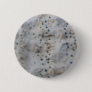 Rock Climbing Wall 2 Inch Round Button