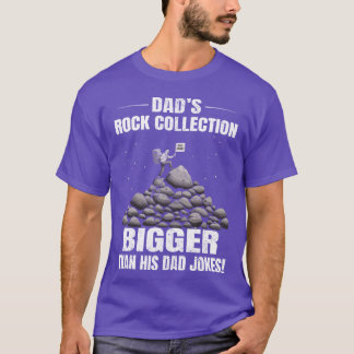 Rock Collecting Dad Jokes Climbing Geologist frien T-Shirt