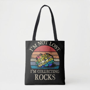 Rock Collecting Geologist Rock Collector Vintage Tote Bag