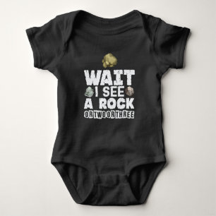 Rock Collector - Funny Geologist Mineral Geology Baby Bodysuit