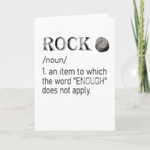 Rock Collector Rockhounding Geology Geologist Card