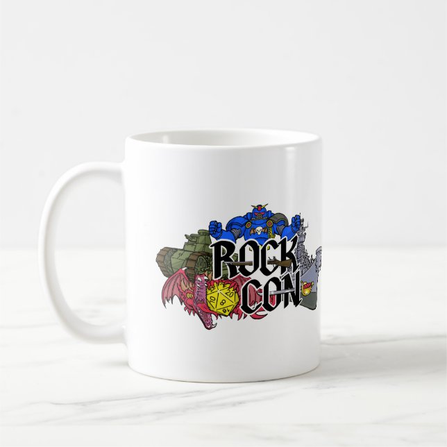 Rock-Con Game Convention Mug (Left)