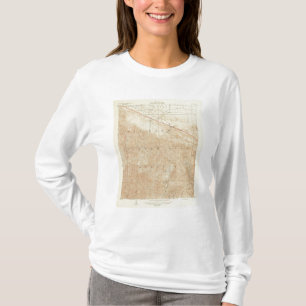 Rock Creek quadrangle showing San Andreas Rift T-Shirt
