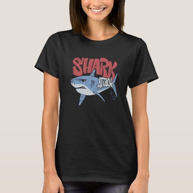 Rock Dolphin A Great Week For A Shark To Stay Posi T-Shirt (Front)