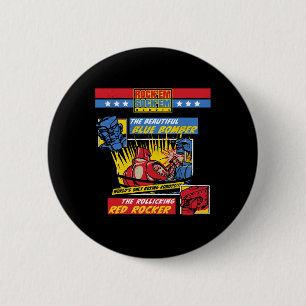Rock em Sock em - Boxing Robots Comic Page 2 Inch Round Button