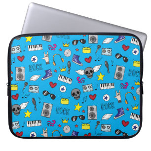 Rock Emo Music Teen Pattern Laptop Sleeve