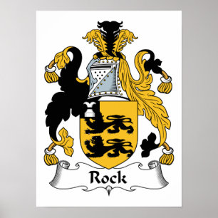 Rock Family Crest Poster