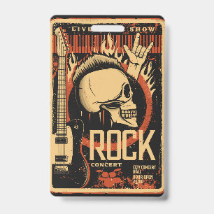 Rock fest badge