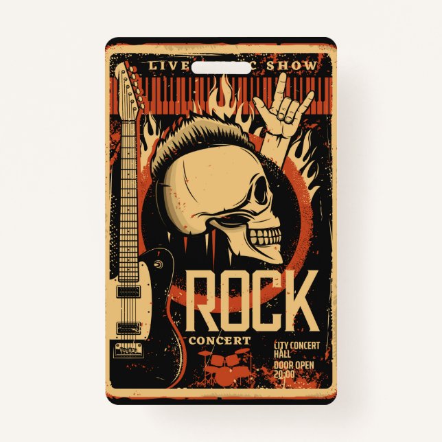 Rock fest badge (Front)