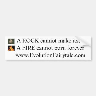 Rock & Fire w/Website Bumper Sticker