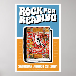 Rock for Reading Poster