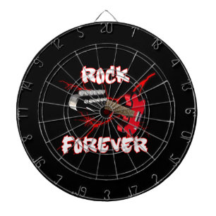 Rock forever dartboard