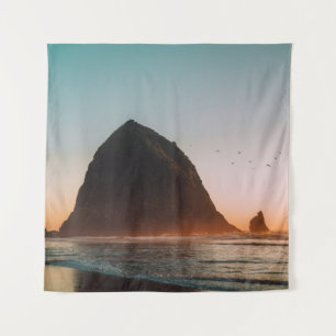 ROCK FORMATION IN OCEAN TAPESTRY