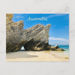 Rock Formation in Southern Australia Postcard