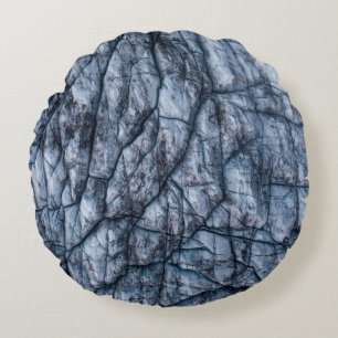 Rock formation round pillow