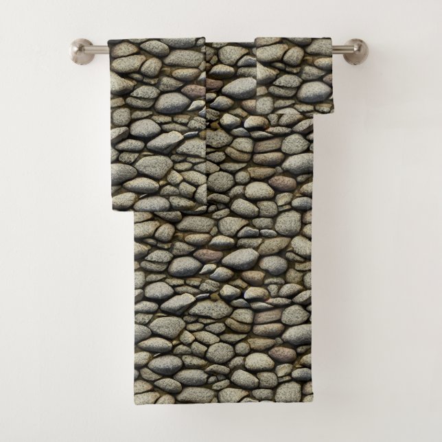 Rock Garden Bath Towel Set (Insitu)