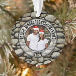 Rock Garden "Rockin' Around the Christmas Tree" Ornament