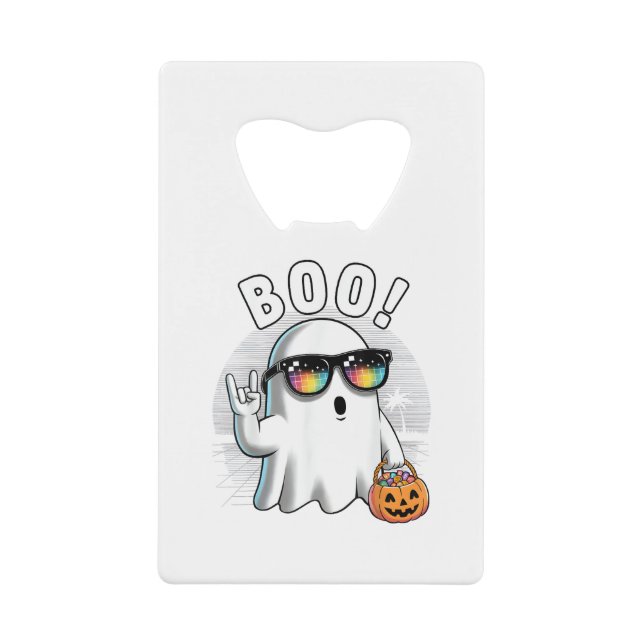 Rock Ghost Retro Halloween Citrouille Funny Boo (Devant)