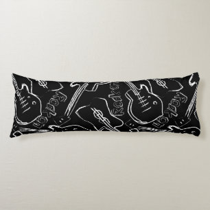 Rock guitar body pillow
