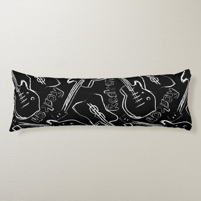 Rock guitar body pillow (Front)