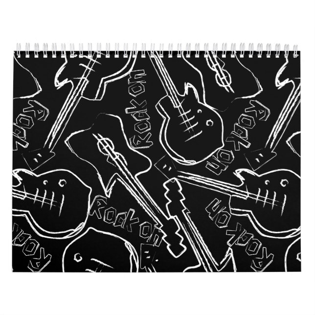 Rock guitar calendar (Cover)