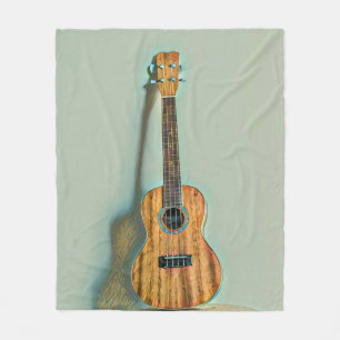 Rock guitar player fleece blanket